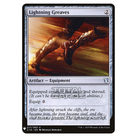 Magic The Gathering - Mystery - Lightning Greaves - 1600/1694