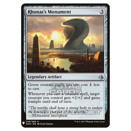 Magic The Gathering - Mystery - Rhonas's Monument - 1624/1694