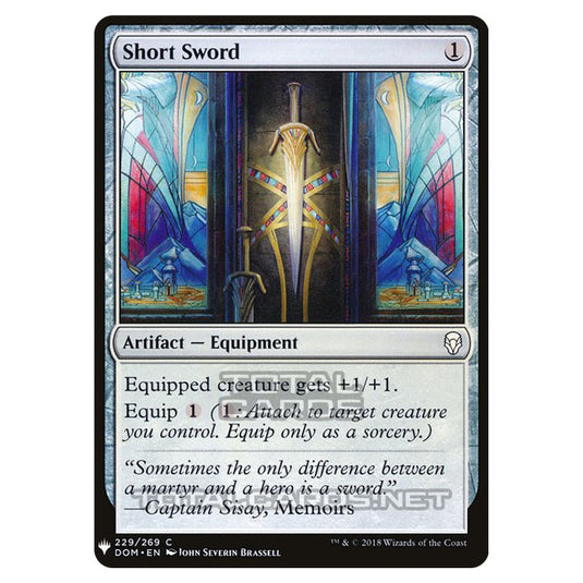 Magic The Gathering - Mystery - Short Sword - 1627/1694