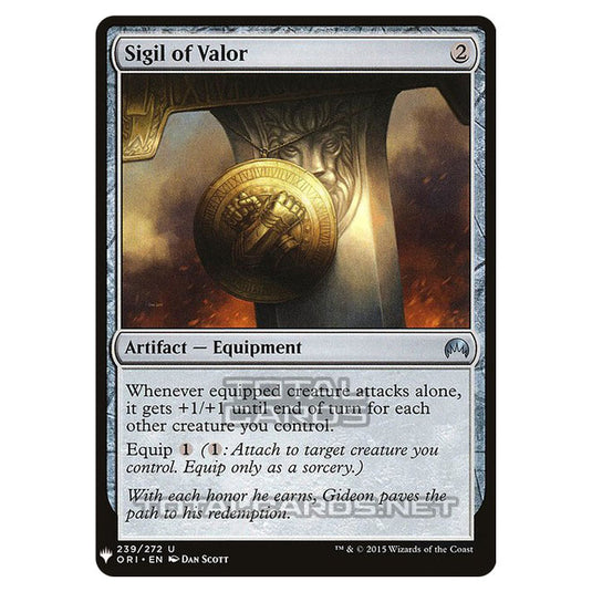 Magic The Gathering - Mystery - Sigil of Valor - 1628/1694