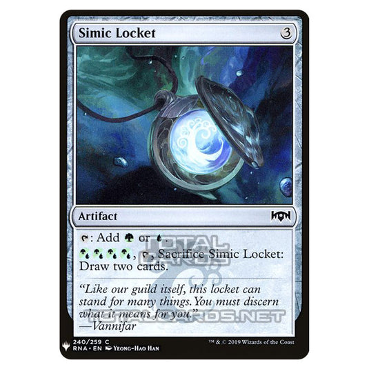 Magic The Gathering - Mystery - Simic Locket - 1629/1694