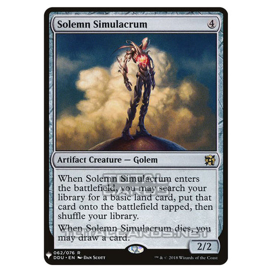 Magic The Gathering - Mystery - Solemn Simulacrum - 1632/1694