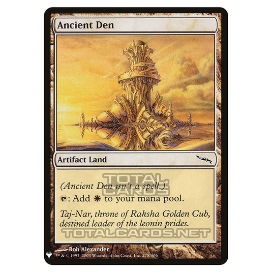 Magic The Gathering - Mystery - Ancient Den - 1652/1694