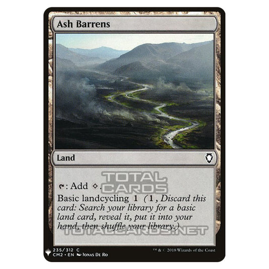 Magic The Gathering - Mystery - Ash Barrens - 1656/1694