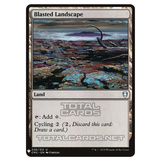 Magic The Gathering - Mystery - Blasted Landscape - 1657/1694