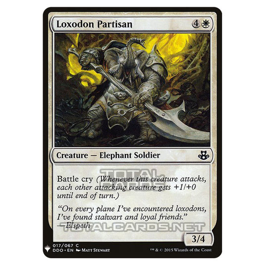 Magic The Gathering - Mystery - Loxodon Partisan - 167/1694