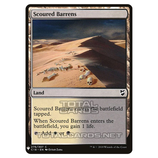 Magic The Gathering - Mystery - Scoured Barrens - 1686/1694