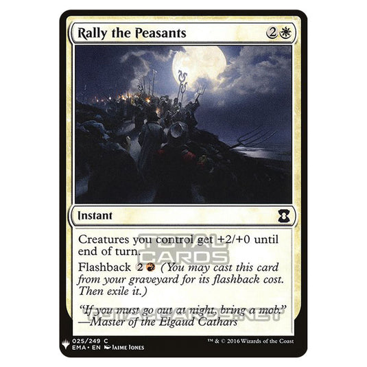 Magic The Gathering - Mystery - Rally the Peasants - 204/1694