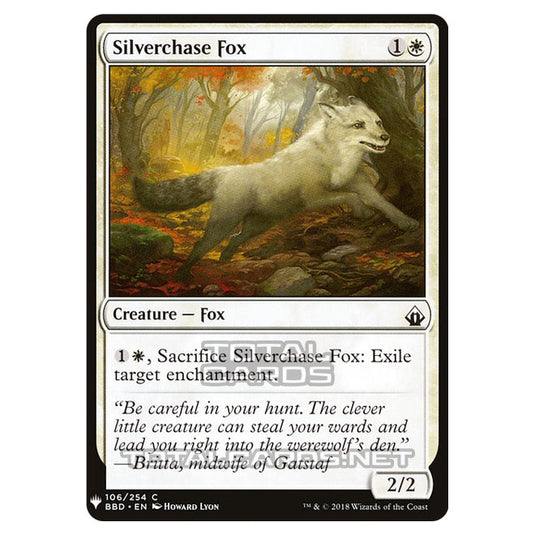 Magic The Gathering - Mystery - Silverchase Fox - 231/1694 Magic The Gathering - Mystery - Silverchase Fox - 231/1694