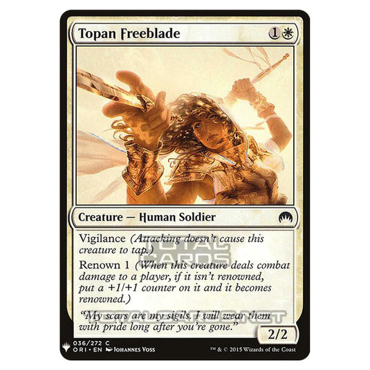 Magic The Gathering - Mystery - Topan Freeblade - 263/1694