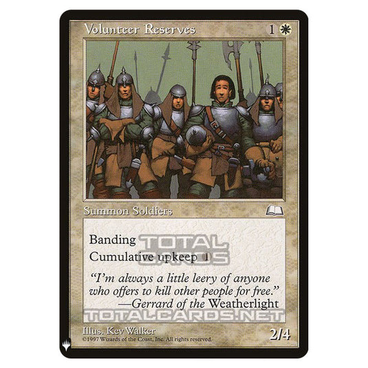 Magic The Gathering - Mystery - Volunteer Reserves - 268/1694