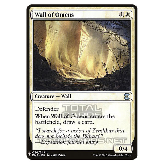 Magic The Gathering - Mystery - Wall of Omens - 270/1694