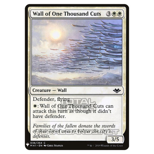 Magic The Gathering - Mystery - Wall of One Thousand Cuts - 271/1694