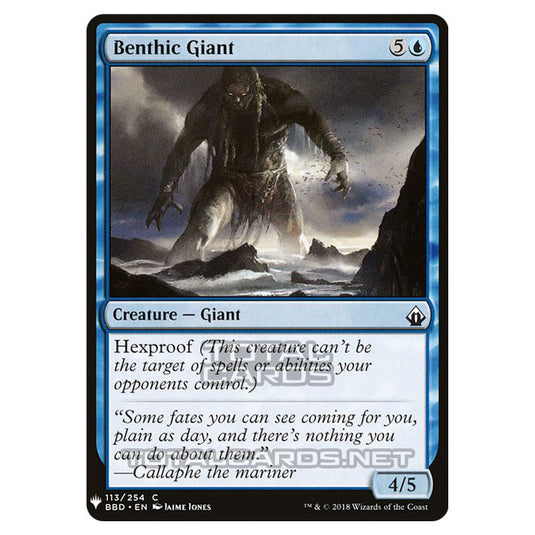 Magic The Gathering - Mystery - Benthic Giant - 296/1694