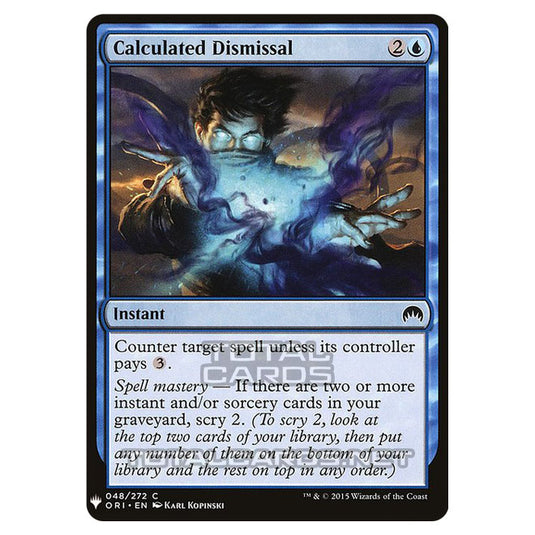 Magic The Gathering - Mystery - Calculated Dismissal - 304/1694