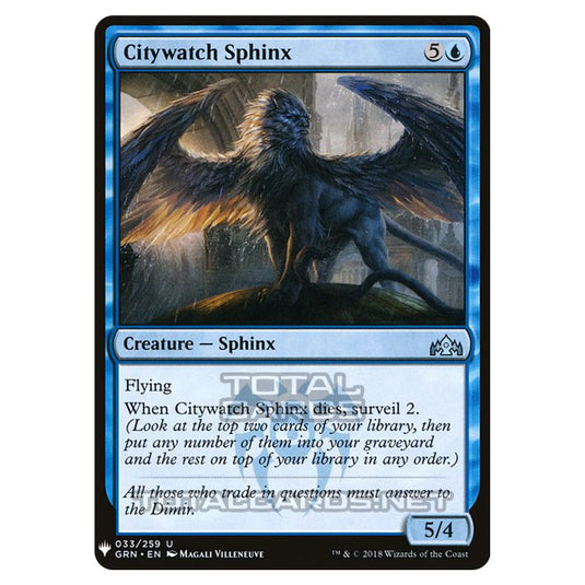 Magic The Gathering - Mystery - Citywatch Sphinx - 318/1694