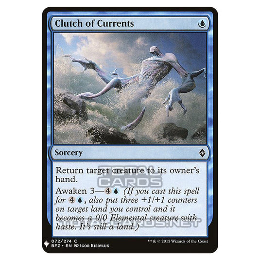 Magic The Gathering - Mystery - Clutch of Currents - 325/1694