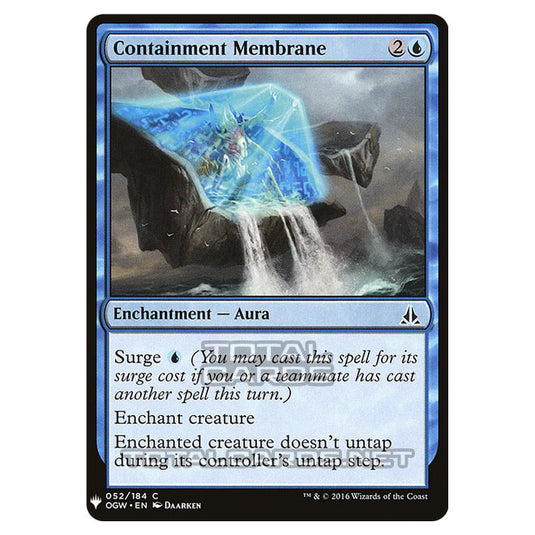 Magic The Gathering - Mystery - Containment Membrane - 329/1694