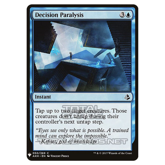 Magic The Gathering - Mystery - Decision Paralysis - 344/1694