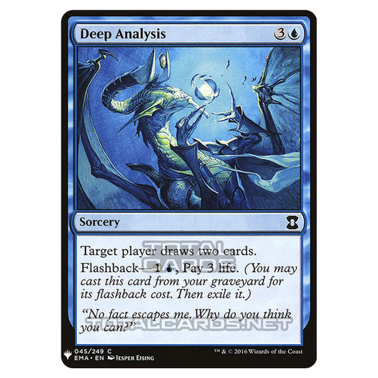 Magic The Gathering - Mystery - Deep Analysis - 345/1694