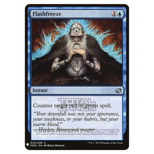 Magic The Gathering - Mystery - Flashfreeze - 378/1694