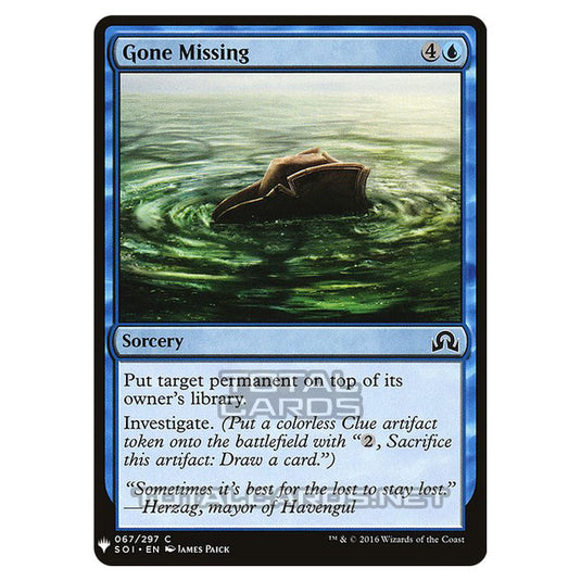 Magic The Gathering - Mystery - Gone Missing - 393/1694