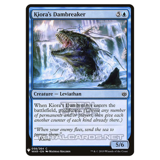 Magic The Gathering - Mystery - Kiora's Dambreaker - 413/1694