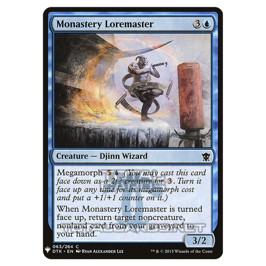 Magic The Gathering - Mystery - Monastery Loremaster - 436/1694