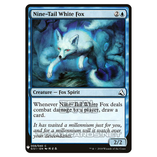 Magic The Gathering - Mystery - Nine-Tail White Fox - 445/1694