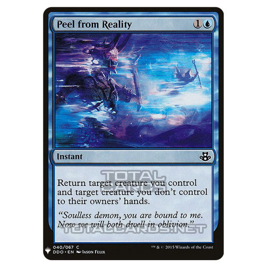 Magic The Gathering - Mystery - Peel from Reality - 452/1694