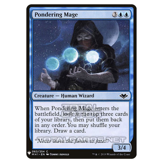 Magic The Gathering - Mystery - Pondering Mage - 457/1694