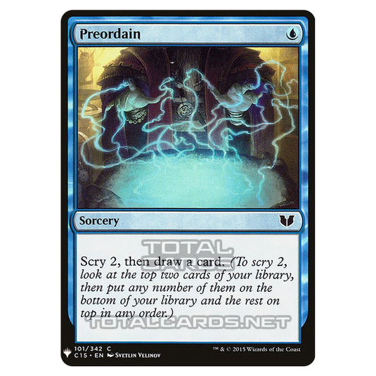 Magic The Gathering - Mystery - Preordain - 460/1694