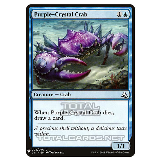 Magic The Gathering - Mystery - Purple-Crystal Crab - 464/1694