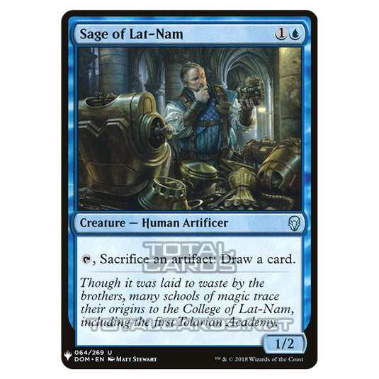 Magic The Gathering - Mystery - Sage of Lat-Nam - 475/1694