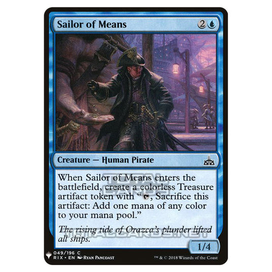 Magic The Gathering - Mystery - Sailor of Means - 476/1694