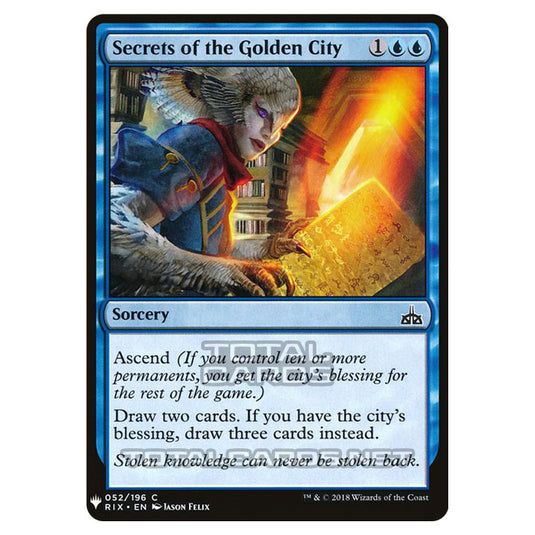 Magic The Gathering - Mystery - Secrets of the Golden City - 482/1694