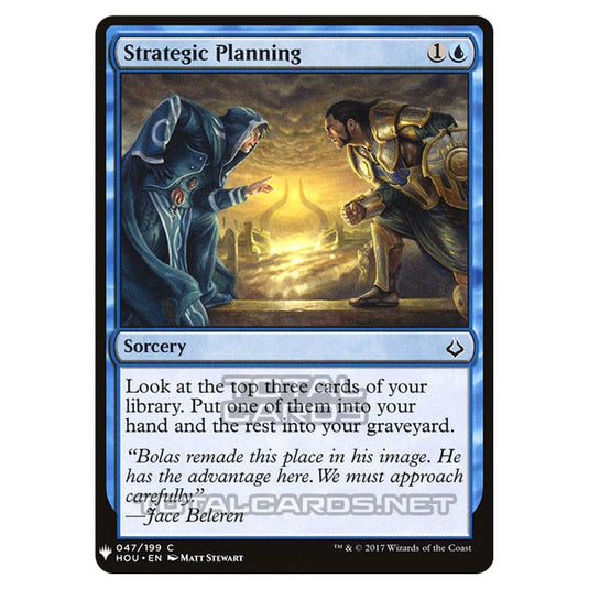 Magic The Gathering - Mystery - Strategic Planning - 507/1694