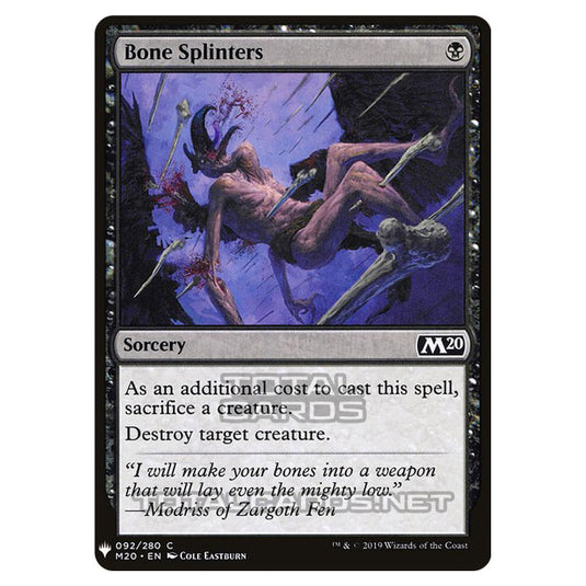 Magic The Gathering - Mystery - Bone Splinters - 583/1694