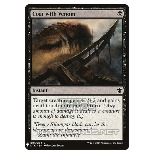 Magic The Gathering - Mystery - Coat with Venom - 599/1694