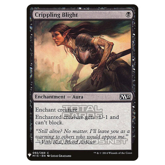 Magic The Gathering - Mystery - Crippling Blight - 605/1694