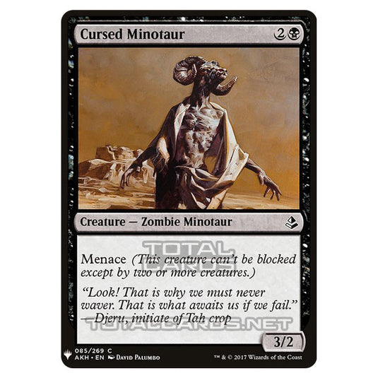 Magic The Gathering - Mystery - Cursed Minotaur - 607/1694