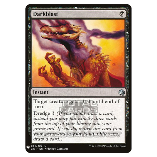 Magic The Gathering - Mystery - Darkblast - 609/1694