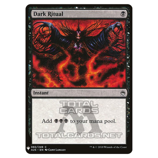 Magic The Gathering - Mystery - Dark Ritual - 611/1694