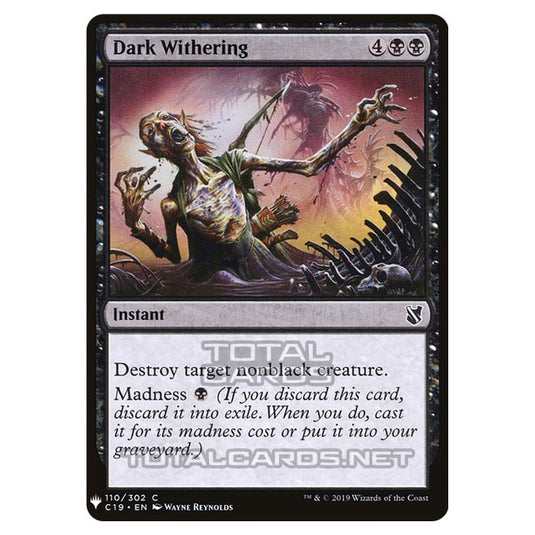 Magic The Gathering - Mystery - Dark Withering - 612/1694