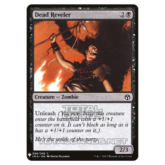 Magic The Gathering - Mystery - Dead Reveler - 617/1694