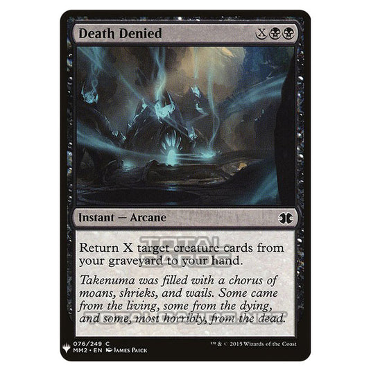 Magic The Gathering - Mystery - Death Denied - 618/1694