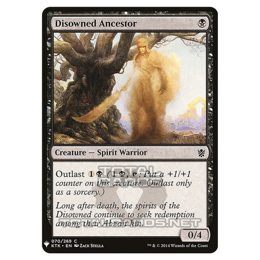 Magic The Gathering - Mystery - Disowned Ancestor - 630/1694