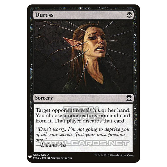 Magic The Gathering - Mystery - Duress - 642/1694