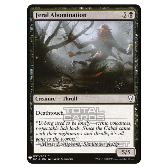 Magic The Gathering - Mystery - Feral Abomination - 657/1694