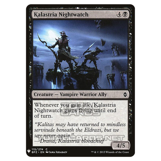 Magic The Gathering - Mystery - Kalastria Nightwatch - 696/1694